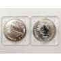 10x 1990 Australia Kookaburra 1 oz 999 Silver $5 coins 