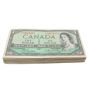 60x 1954 Canada $1 banknotes $60 face value 60-notes all VF