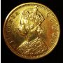 India 5 Rupees Gold 1870