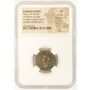 Ancient Roman Empire NERO AE Semis Coin 54-68 AD 