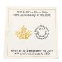 2019 3 oz Canada $50 Silver Gold Maple Leaf 40th Anniversary Incuse Gilt 
