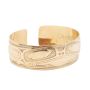 NWC HAIDA North West Coast 14K gold FROG bracelet by Nelson Cross