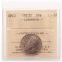 1917c Newfoundland 25 cents ICCS AU-55