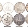 20x 1949 Canada silver dollars 20-coins  CIRCS some cleaned and/or damaged