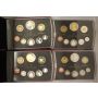 2005 2007 2008 2012 Canada Gold & Fine Silver Dollar Proof Sets 8-Coins 4x Sets