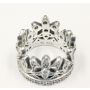 Thomas Sabo Crown Ring Kingdom of Dreams Fleur de Lis Sterling Silver Size 7