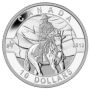 2013 $10 O Canada Royal Canadian Mounted Police silver coin 
