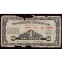 1936 Alberta Prosperity Certificate A182506 2-stamps 