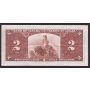 1937 Canada $2 dollar banknote Coyne Towers E/R0018589 nice VF