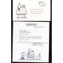 Charles M. Schulz signed letter 12/20/1965 Snoopy & Charlie Brown letterhead