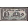 1935 Canada $1 Dollar banknote A9262628 A/VF