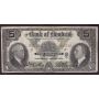 1931 Bank of Montreal $5 banknote 935720 VF20
