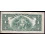 1935 Canada $1 Dollar banknote A9262628 A/VF