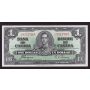 1937 Canada $1 banknote BC21d Coyne Towers Choice AU55 EPQ