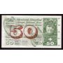 1972 Switzerland 50 Francs banknote 38M10242 VF30
