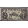 1923 Bank of Montreal $20 banknote 573301 small tears F+