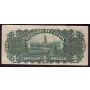 1911 Canada $1 banknote DC-18d-i  189092-Y  F/VF