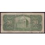 1923 Bank of Montreal $20 banknote 573301 small tears F+