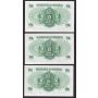 15x 1959 Hong Kong ONE DOLLAR consecutive banknotes 