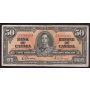 1937 Canada $50 banknote Gordon Towers B/H3288103 nice FINE+