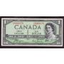 1954 Canada $1 devils face banknote Coyne Towers B/A8993879 VF+