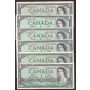 12x 1954 Canada $1 dollar replacement banknotes 