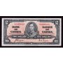 1937 Canada $2 dollar banknote Coyne Towers Choice UNC64