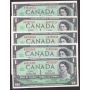 10x 1967 Canada $1 dollar Centennial banknotes UNC64 EPQ