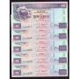 10x 1993 Hong Kong HSBC $50 Banknotes 10-notes UNC63 EPQ