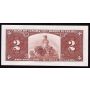 1937 Canada $2 dollar banknote Coyne Towers Choice UNC64