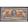 1937 Canada $50 banknote Gordon Towers B/H4143604 VF ink near center tear
