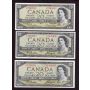 $110. face value 1954 Bank of Canada $10 & $20 banknotes 