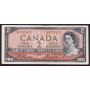 1954 Canada $2 devils face banknote Beattie Coyne E/B9757472 VF+