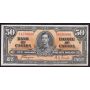 1937 Canada $50 banknote Coyne Towers B/H4550890 Choice EF/AU EPQ