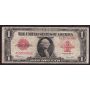 1923 $1 red seal banknote Speelman White A13306689B FR40 nice F+