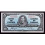 1937 Canada $5 dollar banknote Gordon Towers  Choice AU55