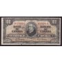 1937 Canada $100 banknote Gordon Towers B/J0179818 F+ 