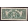 1935 Canada $1 banknote Osborne B4100820 FINE condition small red ink