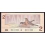 1986 Canada $2 banknote Error Misaligned first Prefix digit BBZ1212303 UNC