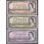 1954 Bank of Canada $1 $2 $5 $10 $20 $50 6-notes 