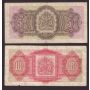 1957 Bermuda Five and Ten Shillings banknotes VG