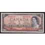 1954 Canada $2 devils face banknote Coyne Towers B/B9866199 F+
