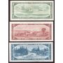1954 Canada bank note set $1 $2 $5 $10 $20 $50 $100 7-notes F-VF+