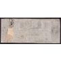 Bank of the State of South Carolina $1 banknote 1863 torn with 1800s repair