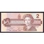 1986 Canada $2 banknote Crow Bouey AUG7247133 Choice AU/UNC
