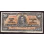 1937 Canada $50 banknote Coyne Towers B/H4513307 VG/F pencil ink