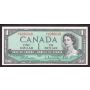 1954 Canada $1 banknote Beattie Rasminsky H/F4080649 Choice UNC