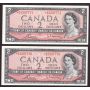 4X 1954 $2 replacement consecutive *A/G3397768-71 4-notes Choice UNC