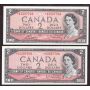 4X 1954 $2 replacement consecutive *A/G3397768-71 4-notes Choice UNC