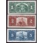 1937 Bank of Canada $1 $2 $5 $10 $20 $50 $100 7-notes 